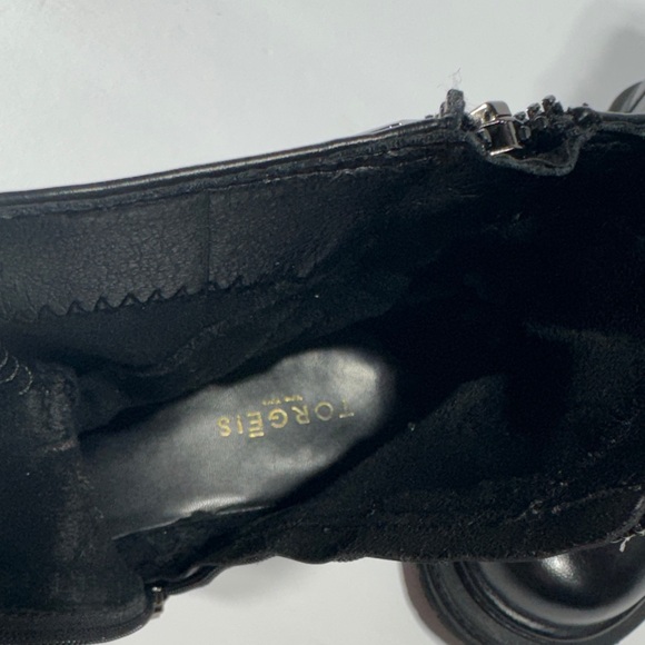 Black Leather Men's Boots - Picture 4 of 6